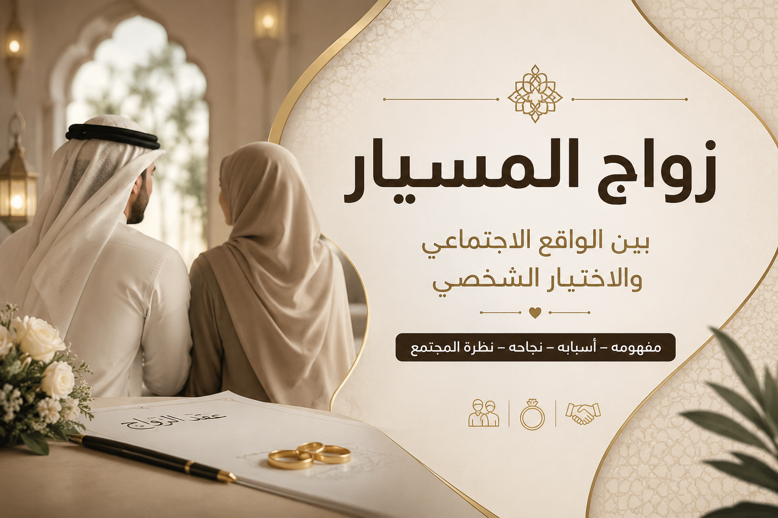 زواج المسيار.. بين الواقع الاجتماعي والاختيار الشخصي