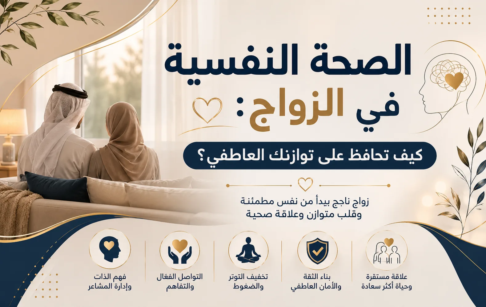 الصحة النفسية في الزواج: كيف تحافظ على توازنك العاطفي؟